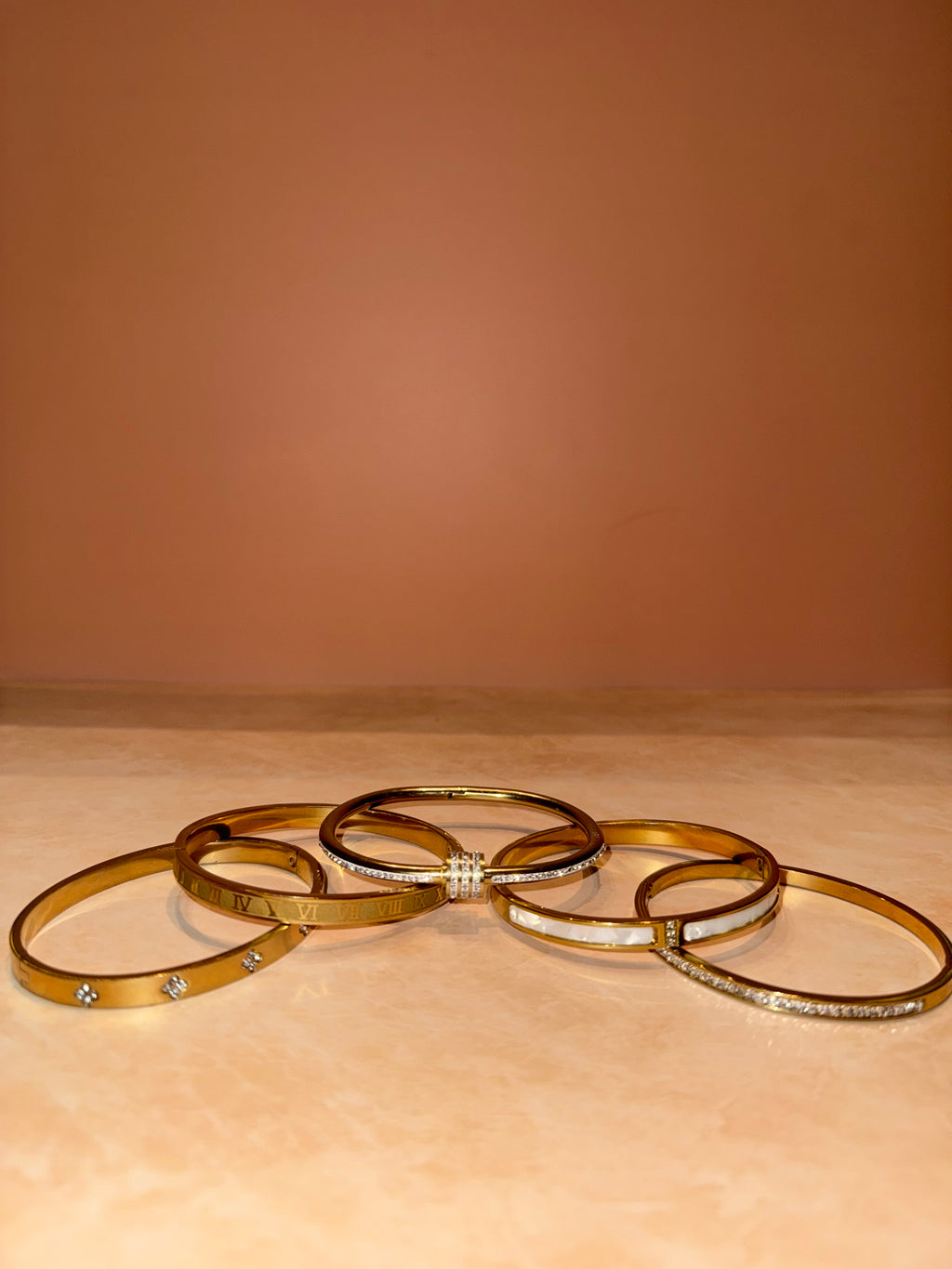 The Stacked Elegance 5-Piece Bracelets Set