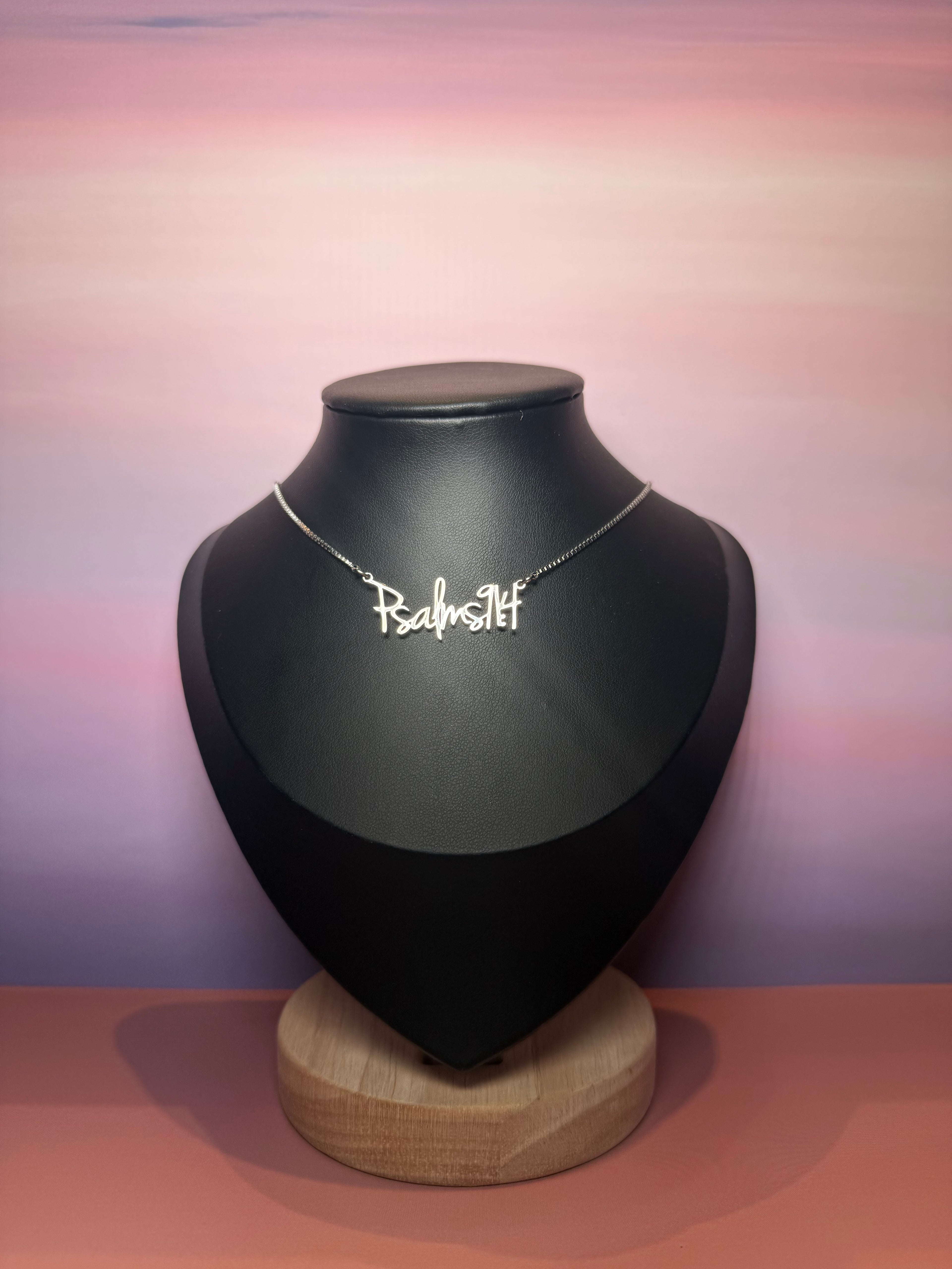 Psalms 91:4 Necklace